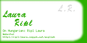 laura ripl business card